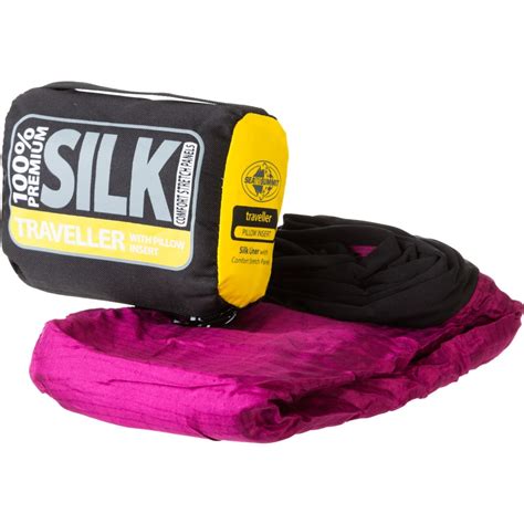 durable silk sleeping bag liner.